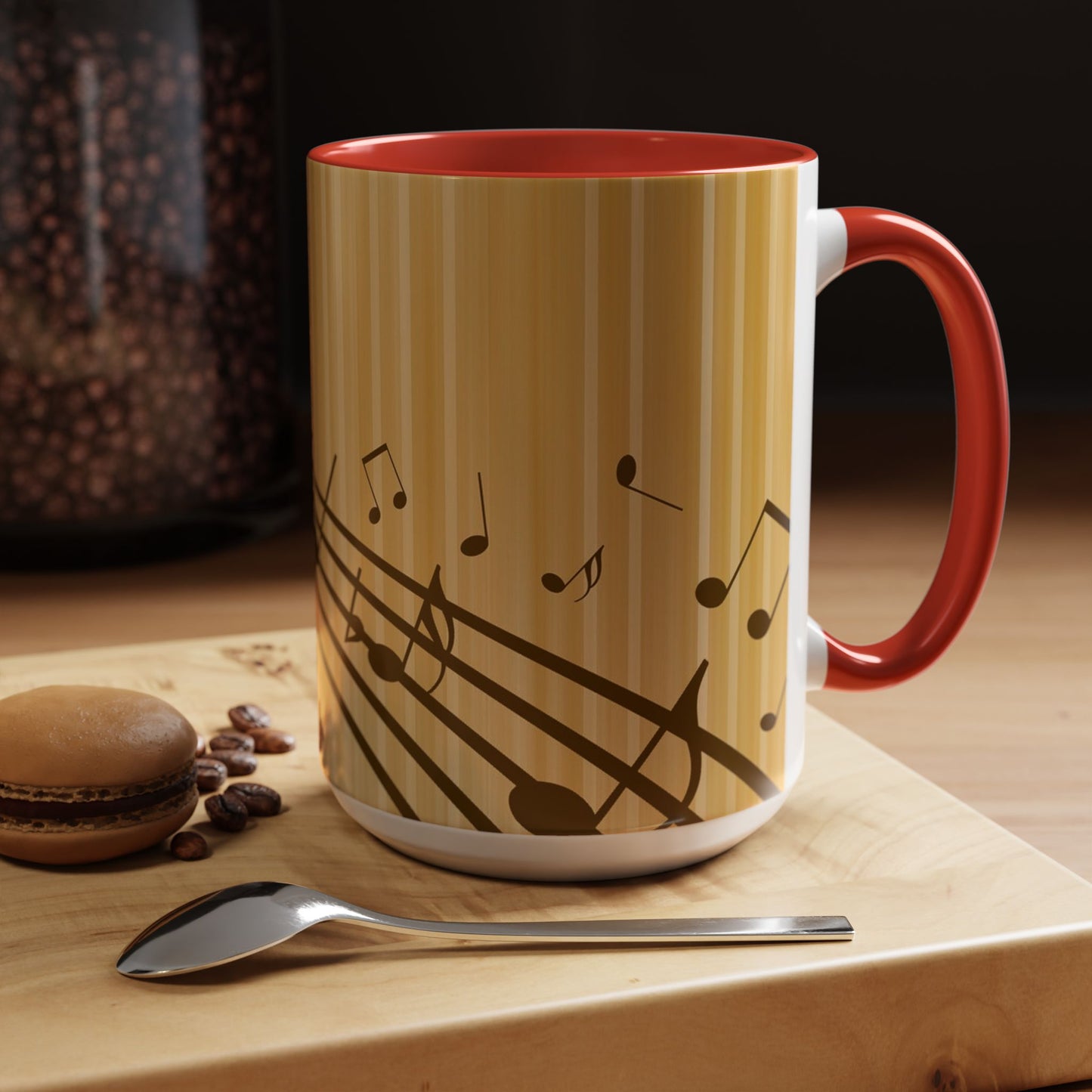 Musical Note Coffee Mug - Perfect Gift for Musicians, Coffee Lovers, Music Teachers, Birthdays, Housewarming