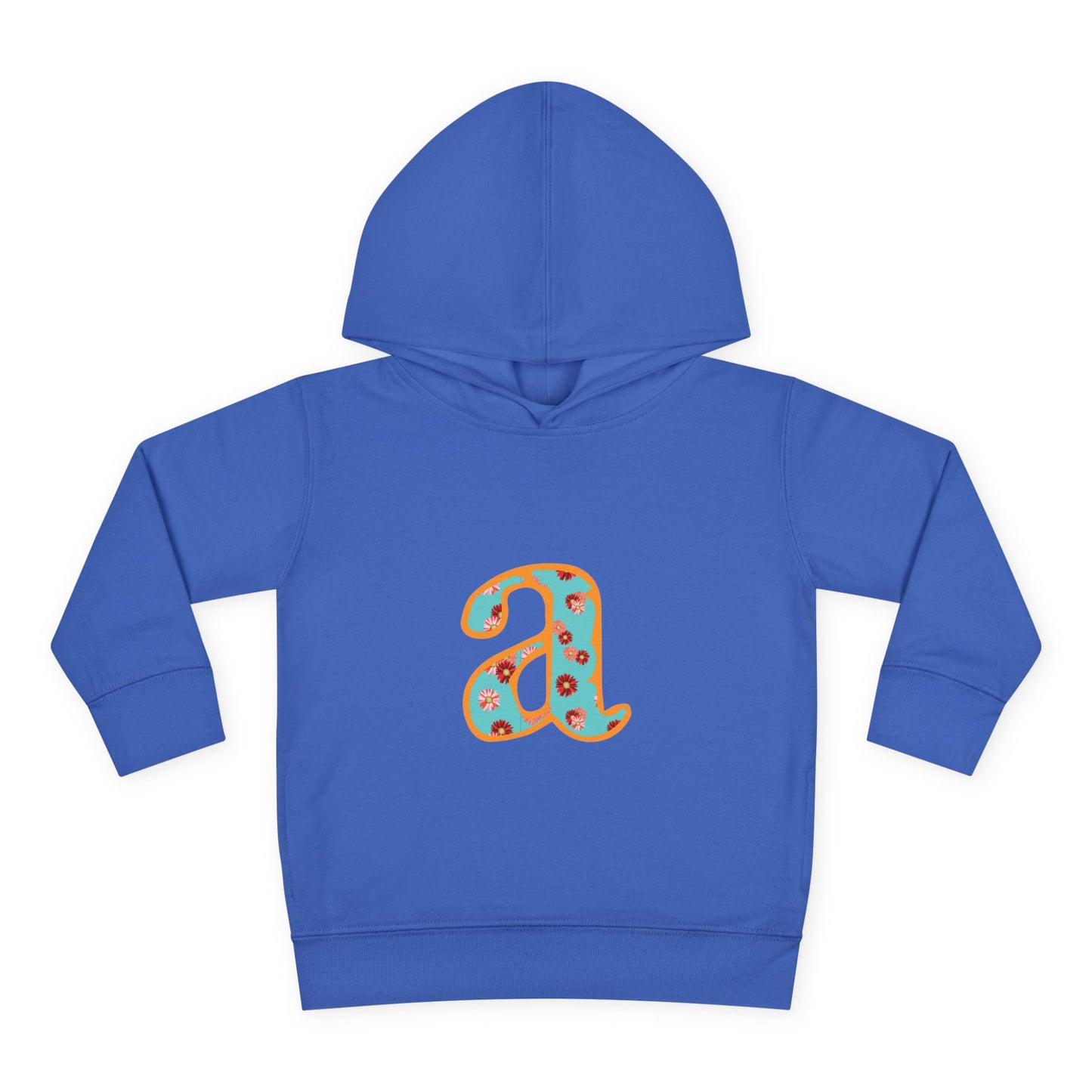 Personalized Toddler Fleece Hoodie, Cozy Kids Sweatshirt, Customizable Letter Hoodie, Fun Pullover for Toddlerwear, Perfect Gift for Kids