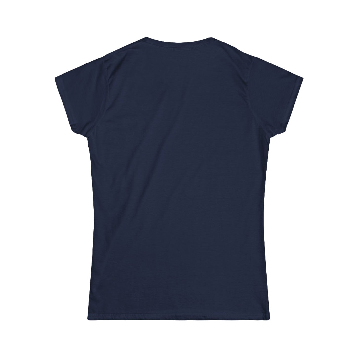 Smiley Face Women's Softstyle Tee, Casual T-Shirt, Happy Graphic Tee, Summer Shirt, Birthday Gift, Everyday Wear