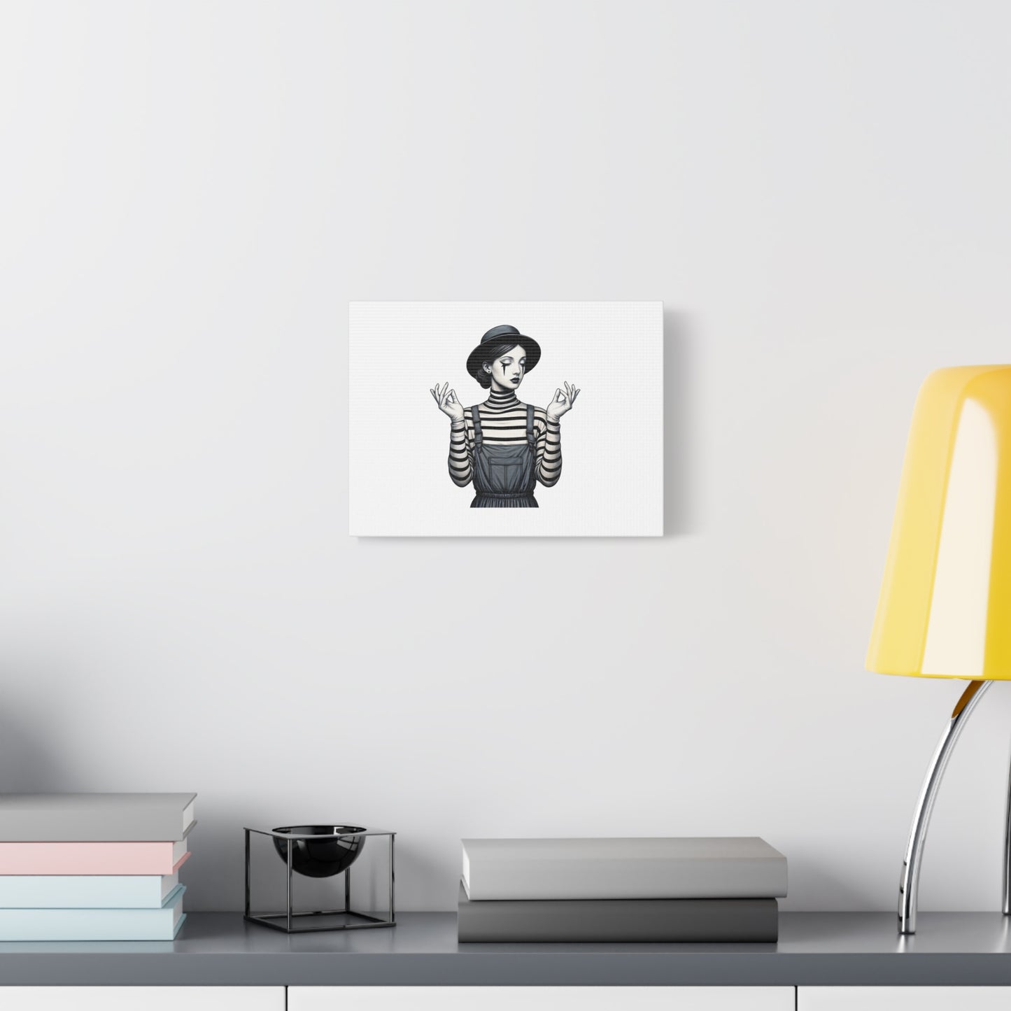 Meditative Striped Canvas Wall Art | Modern Boho Decor, Gift for Art Lovers, Minimalist Home Accent, Gallery Wall Art
