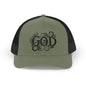 Divine Faith Snapback Trucker Cap - Spiritual Fashion, God Theme hat, Outdoor Style, Gift for Believers, Casual Wear