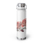 Floral Insulated Bottle, Hydration Gift for Flower Lovers, Travel Water Flask, Eco-Friendly Gift, Fitness Hydration Solution