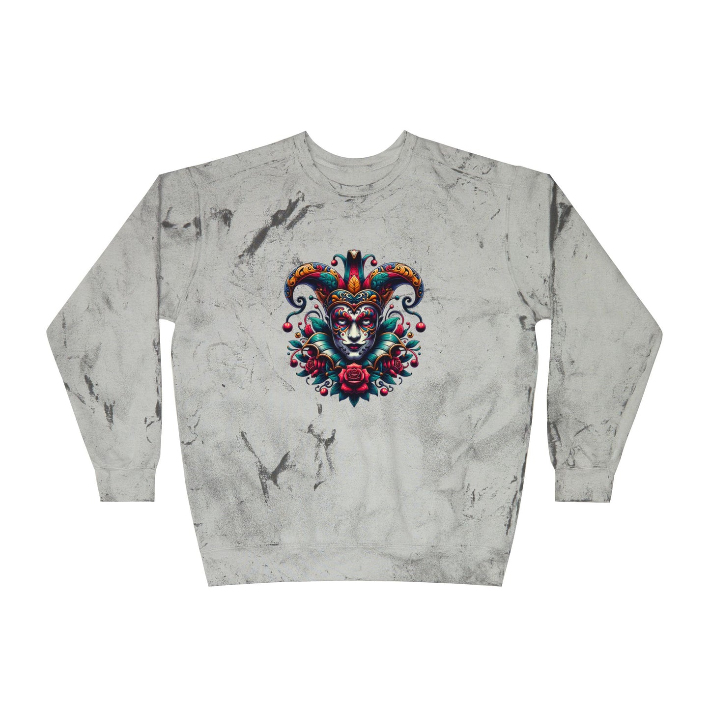 Vibrant Art-Inspired Unisex Sweatshirt, Colorful Crewneck