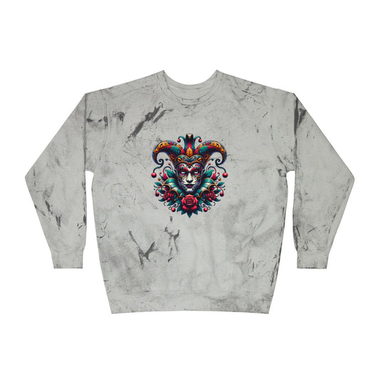 Vibrant Art-Inspired Unisex Sweatshirt, Colorful Crewneck