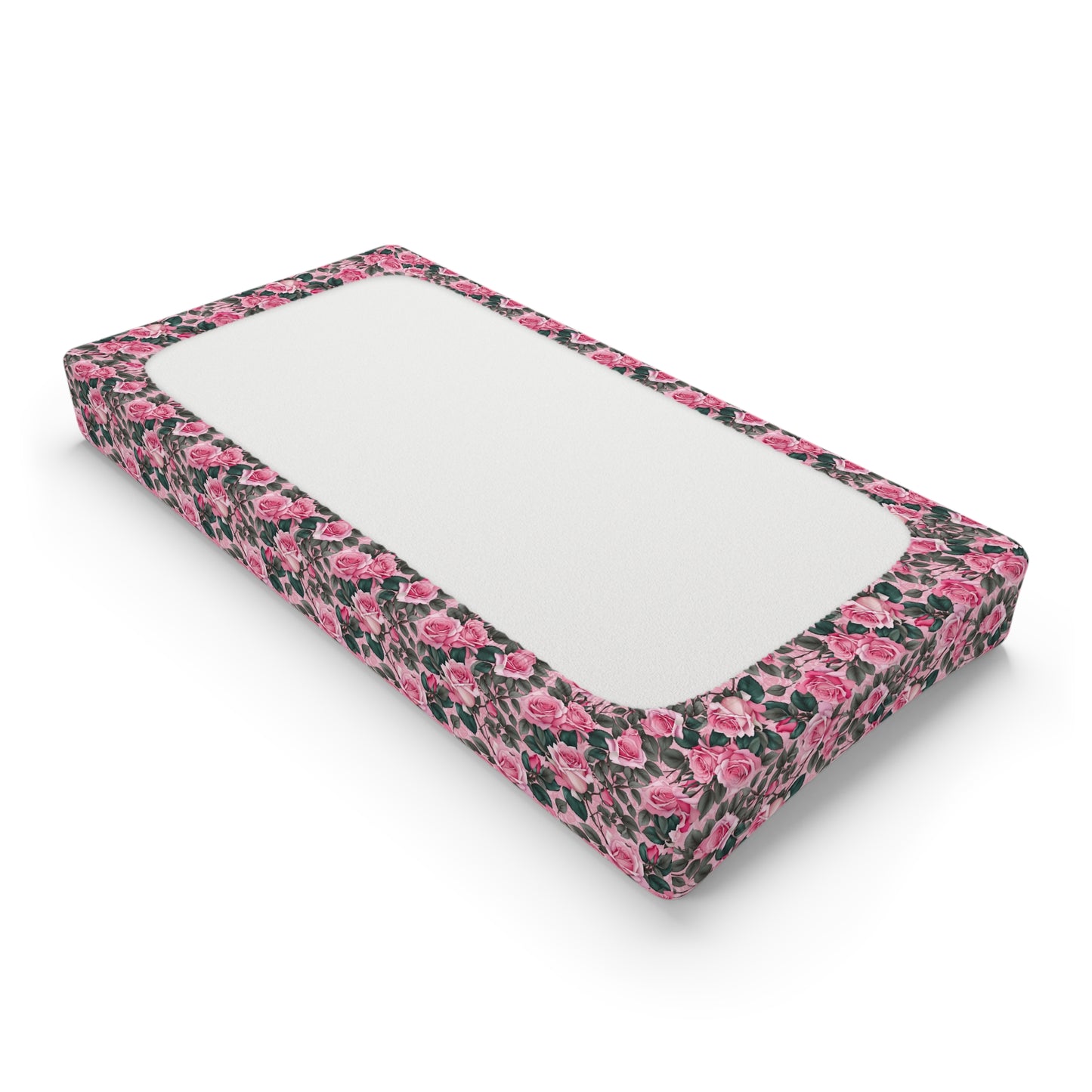 Floral Baby Changing Pad Cover, Soft Nursery Bedding, Baby Shower Gift, Floral Pattern, Gender Neutral Decor