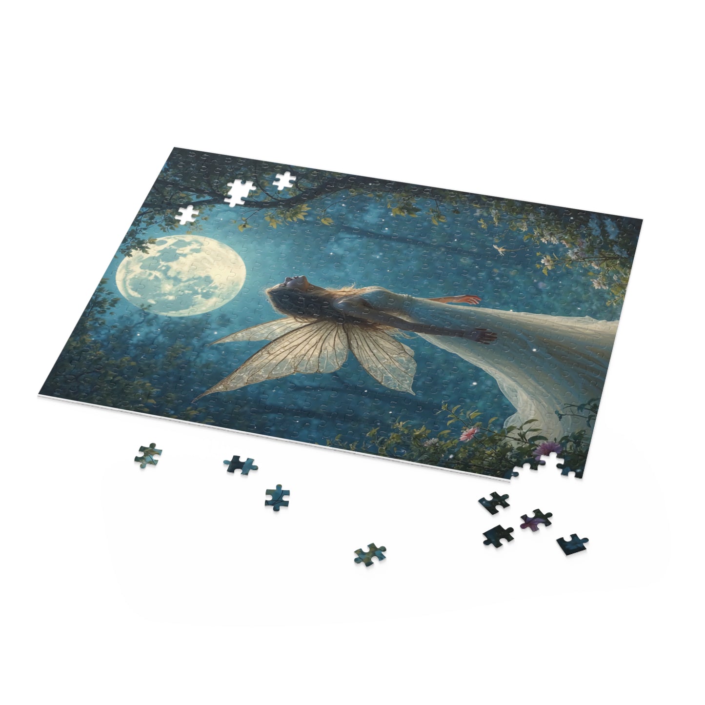 Fairy Moonlight Puzzle - Enchanting 120/252/500-Piece Jigsaw, Magical Decor, Perfect Gift for Fantasy Lovers, Relaxing Activity, [...]