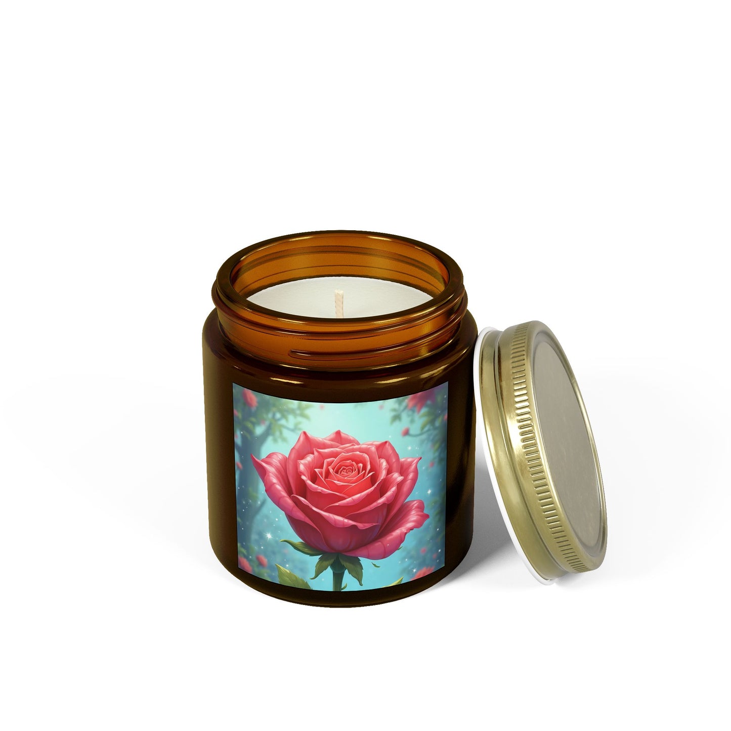 Rose Scented Candles, Aromatic Decor, Relaxing Gifts for Her, Birthday, Mother's Day, Home Fragrance
