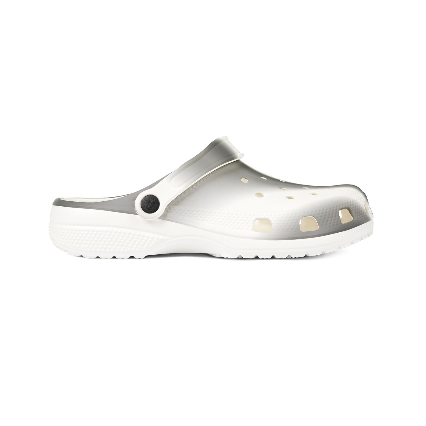 Metallic Silver EVA Clogs — Lightweight Foam Garden & Water Shoes