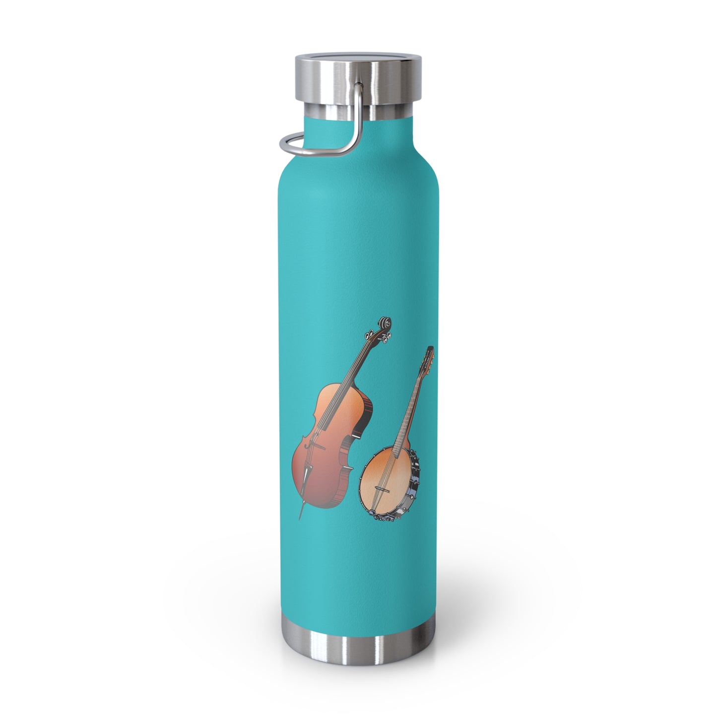 Musical Instruments Water Bottle | Copper Vacuum Insulated Bottle | Gift for Musicians, Music Lovers, Durable Travel Mug, Concert [...]