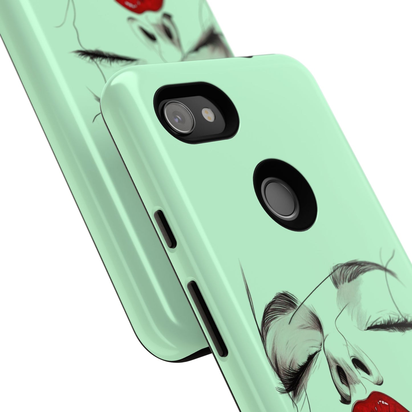 Stylish Phone Case, Artistic Phone Cover, Trendy Tech Accessory, Unique Cell Phone Protector, Gift for Her, Modern Aesthetic