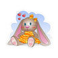 Cute Bunny Love Kiss-Cut Stickers, Adorable Bunny Decor, Laptop Stickers, Kids Party Favors, Cute Animal Gifts, Spring or Easter Decor