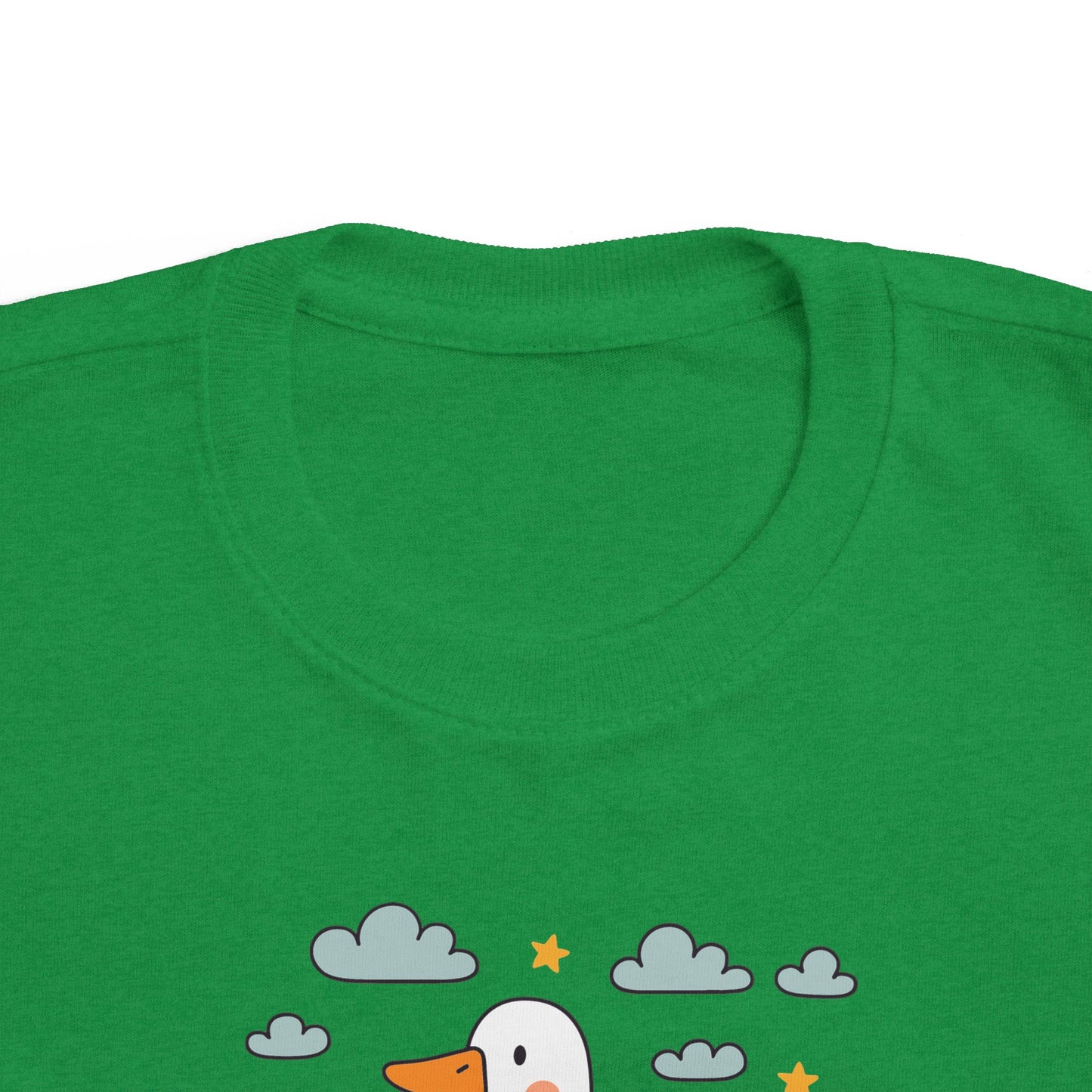 Cute Toddler's Tee with Happy Duck Design, Perfect for Playtime, Gifts, or Family Outings, Summer Fun, Animal Lovers