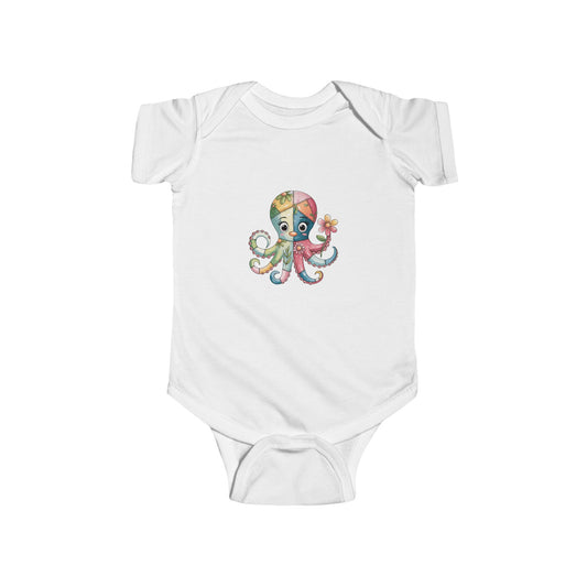 Cute Octopus Baby Bodysuit, Infant Outfit, Toddler Gift, Baby Shower Gift, Ocean Theme Baby Wear