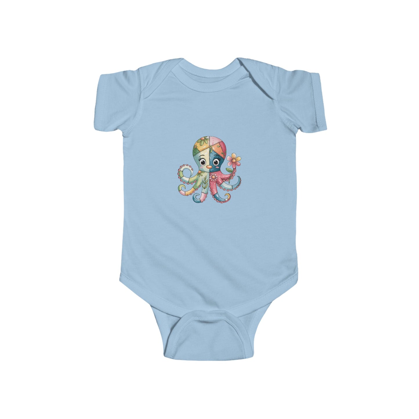 Cute Octopus Baby Bodysuit, Infant Outfit, Toddler Gift, Baby Shower Gift, Ocean Theme Baby Wear