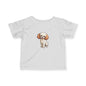 Cute Puppy Infant Tee, Baby T-Shirt, Newborn Gift, Toddler Tee, Dog Lover Baby Clothes