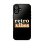 Retro Vibes Phone Case, Tough Phone Cover, Vintage Style Case, Gift for Music Lovers, Retro Aesthetic Accessory