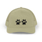 Paw Print Snapback Trucker Cap - Dog Lovers Hat, Pet Dad Gift, Adjustable Cap for Animal Lovers, Outdoor Activities, Casual Wear