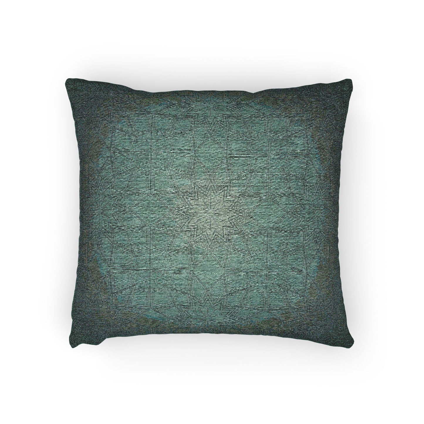 Bohemian Woven Pillow - Mid-Century Modern Decor, Cozy Throw Cushion, Unique Home Accent, Boho Pillow, Stylish Gift for All Occasions