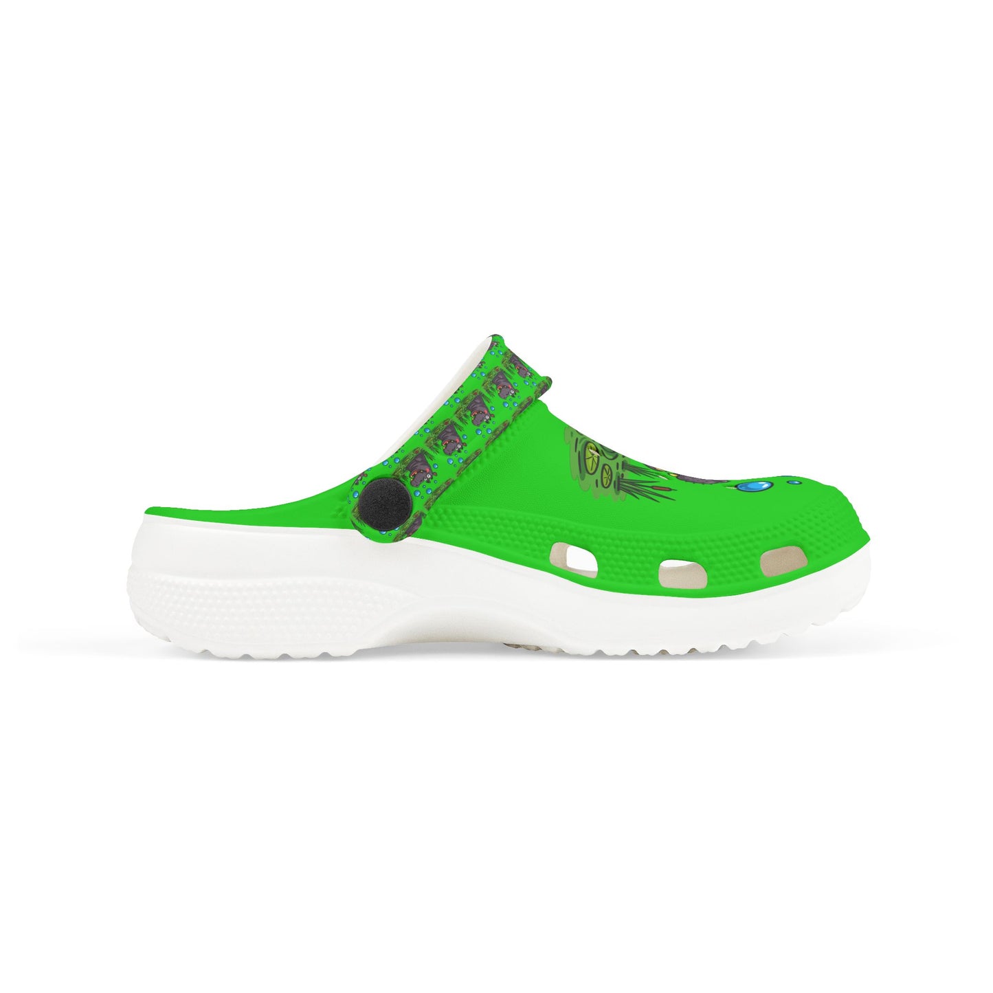Hippo-Themed Kid's EVA Foam Clogs - Fun Waterproof Slip-Ons for Playtime, Summer, Gifts, Birthdays, Beach