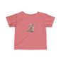 Colorful Number 2 Infant Tee, Cute Baby Shirt, Toddler Clothing, Birthday Outfit, Playful Kid’s Apparel