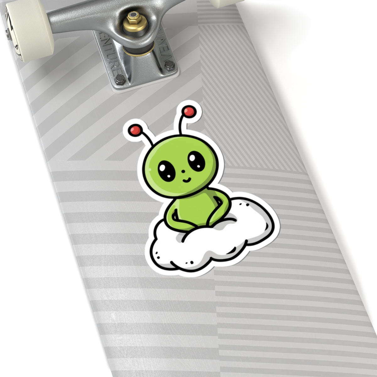 Cute Alien Kiss-Cut Stickers - Fun Decor for Laptops, Water Bottles, Notebooks, Kids' Parties, Gifts