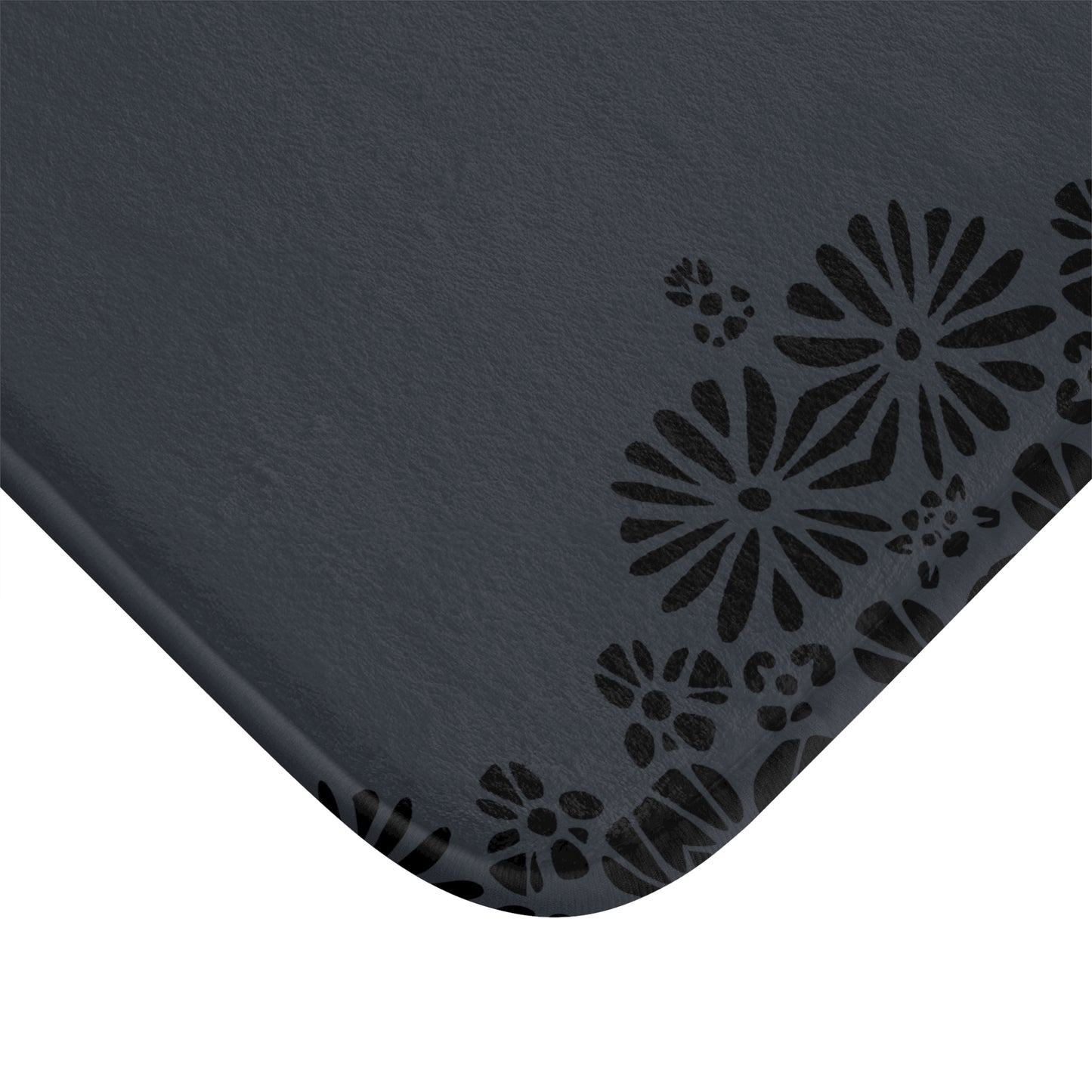 Floral Elegance Bath Mat - Chic Bathroom Decor, Home Spa Essentials, Gift for Her, Modern Design, Cozy Comfort