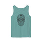 Skull Design Tank Top - Unisex, Cotton Muscle Tee for Festivals