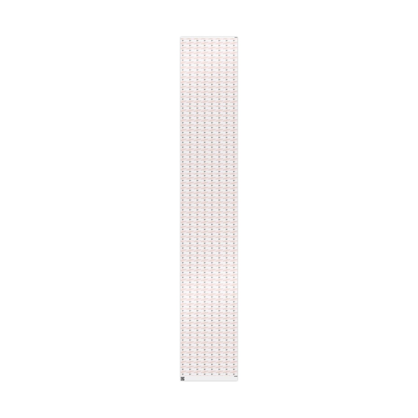 Floral Pink Thank you Wrapping Paper Roll
