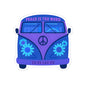 Bohemian Peace Stickers, Laptop Decals, Flower Power Stickers, Mindfulness Decor, Retro VW Van Stickers