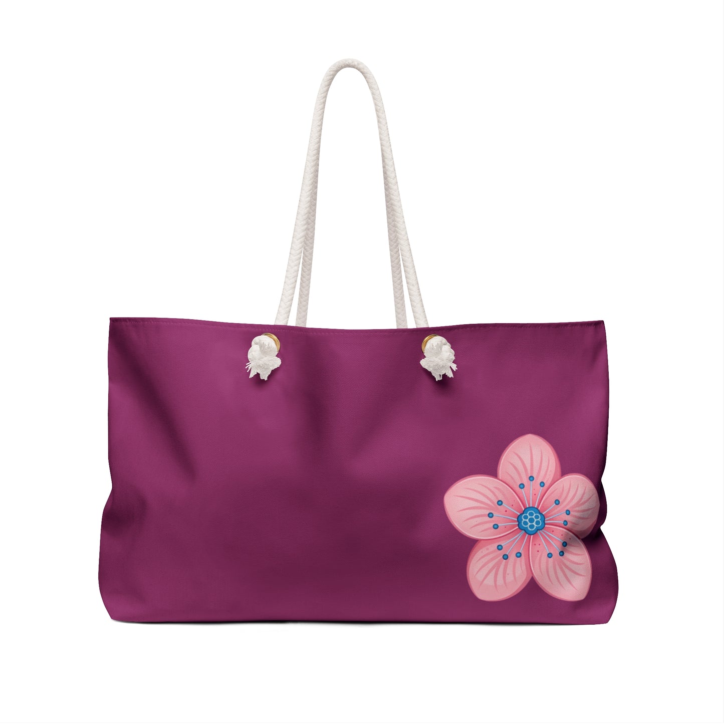 Floral Weekend Bag - Stylish Tote for Travel, Gym, Beach, Overnight, Eco-Friendly Gift