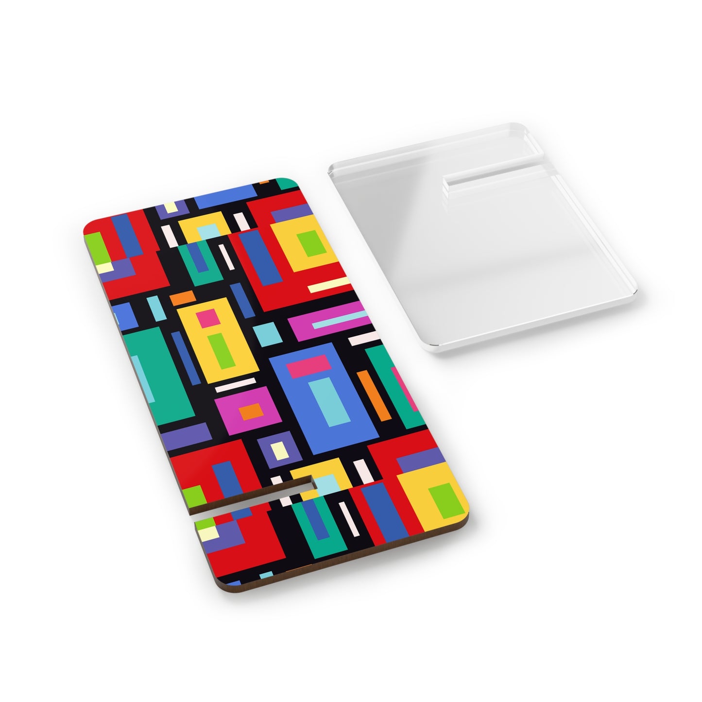 Colorful Smartphone Display Stand, Modern Phone Holder for Desk, Artistic Mobile Stand, Vibrant Phone Organizer, Stylish Gift for Tech [...]