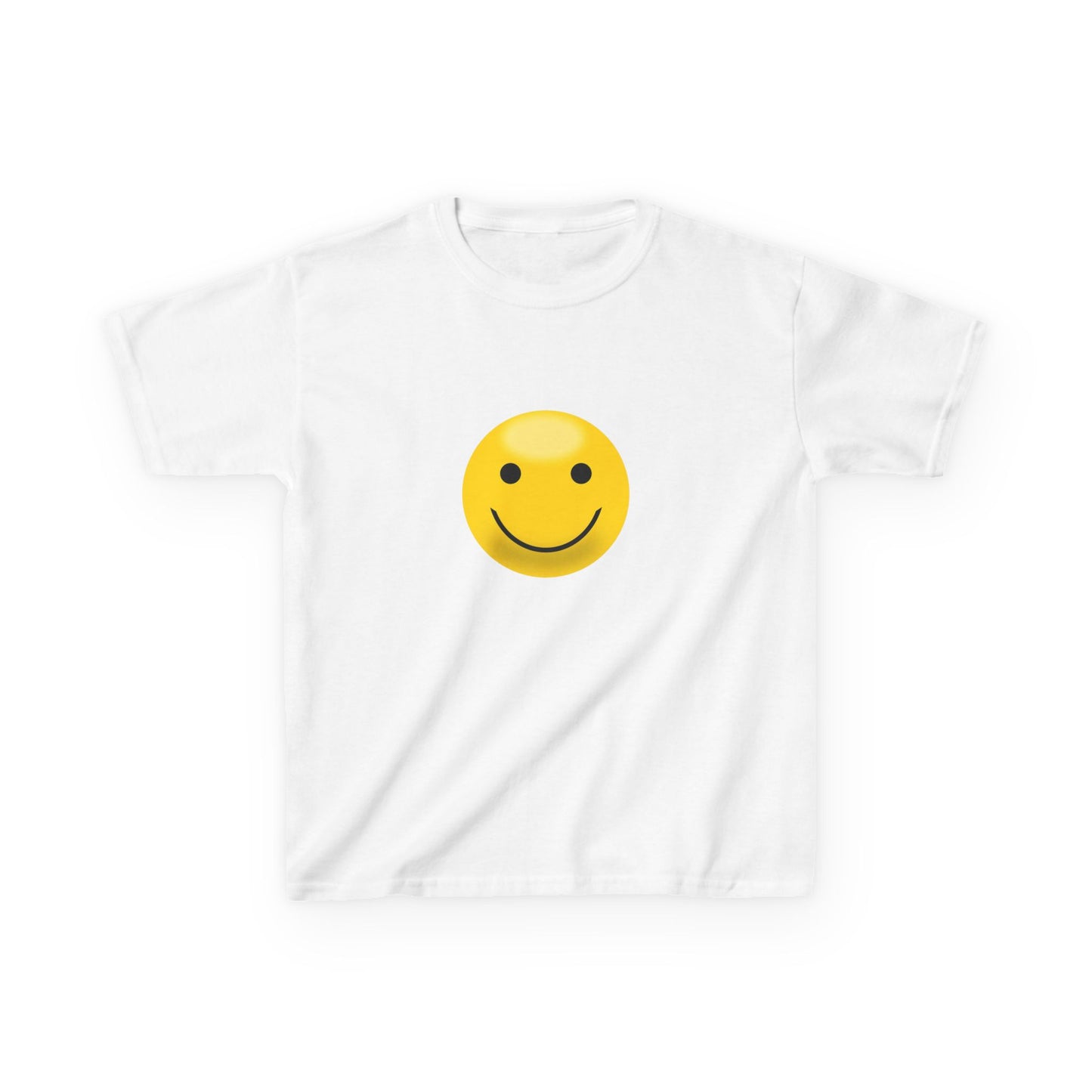 Smiley Face Kids Tee, Funny Kids Shirt, Cute Summer Tee, Gift for Kids, Playful Children