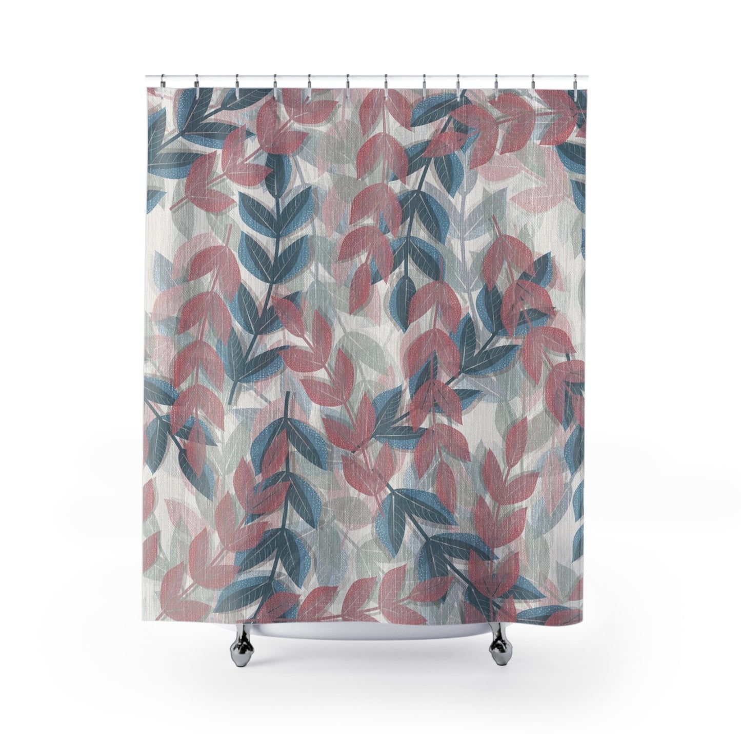 Boho Floral Shower Curtains, Nature-Inspired Bathroom Decor, Ocean Vibes, Ideal for Home Renovation, Gift for All Occasions
