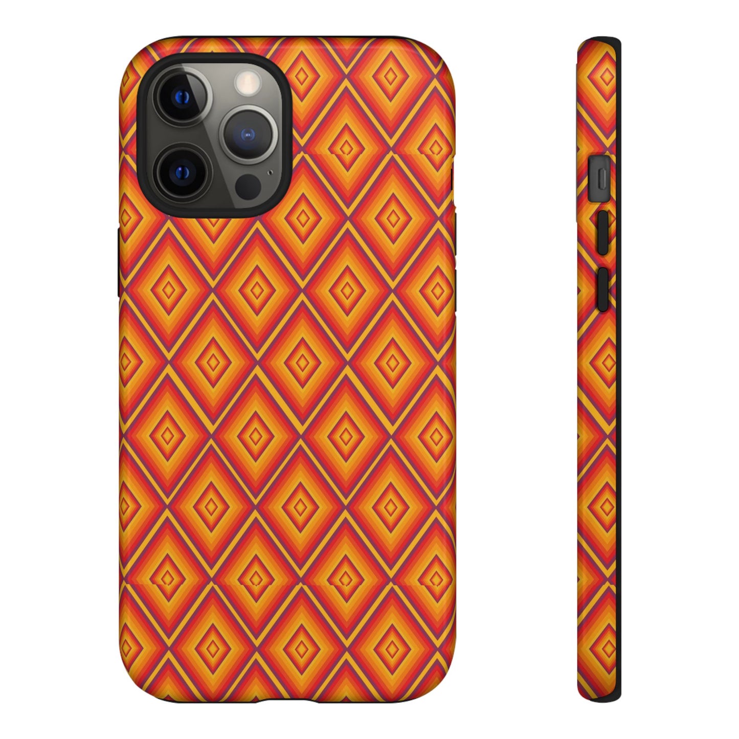 Geometric Phone Case, Tough Cases for Protection, Stylish Smartphone Cover, Vibrant Patterned Phone Accessory, Unique Gift Idea, [...]