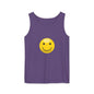 Smiley Face Tank Top, Summer Shirt, Casual Wear, Beach Outing, Gift for Friends, Positive Vibes Apparel