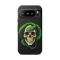 Skull & Snake Phone Case | Tough Cases, Protective Cover, Edgy Phone Accessories, Gothic Gift, Halloween Decor