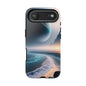 Galaxy Ocean Phone Case — Surreal Planet Beach Tough Case
