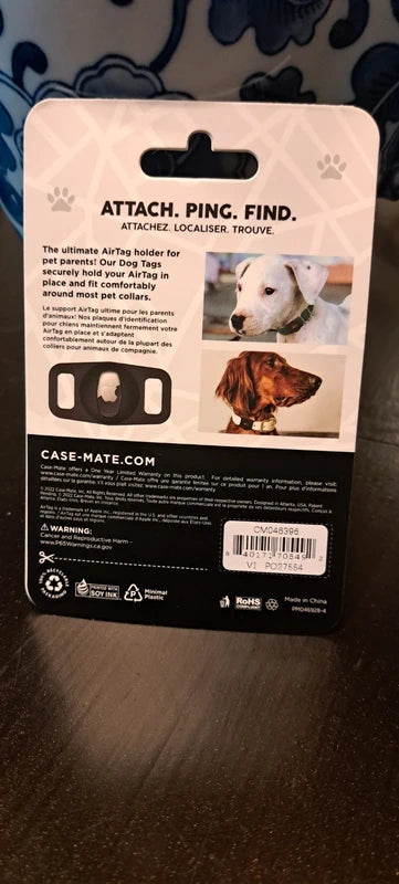 Case Mate dog tag collar Holder for airtag