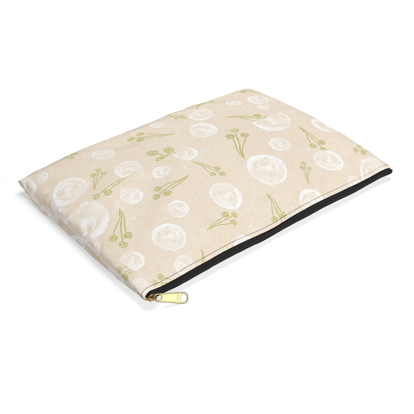 Floral Accessory Pouch - Cute Storage for Makeup, Travel, Organizing, Gifts, Eco-friendly