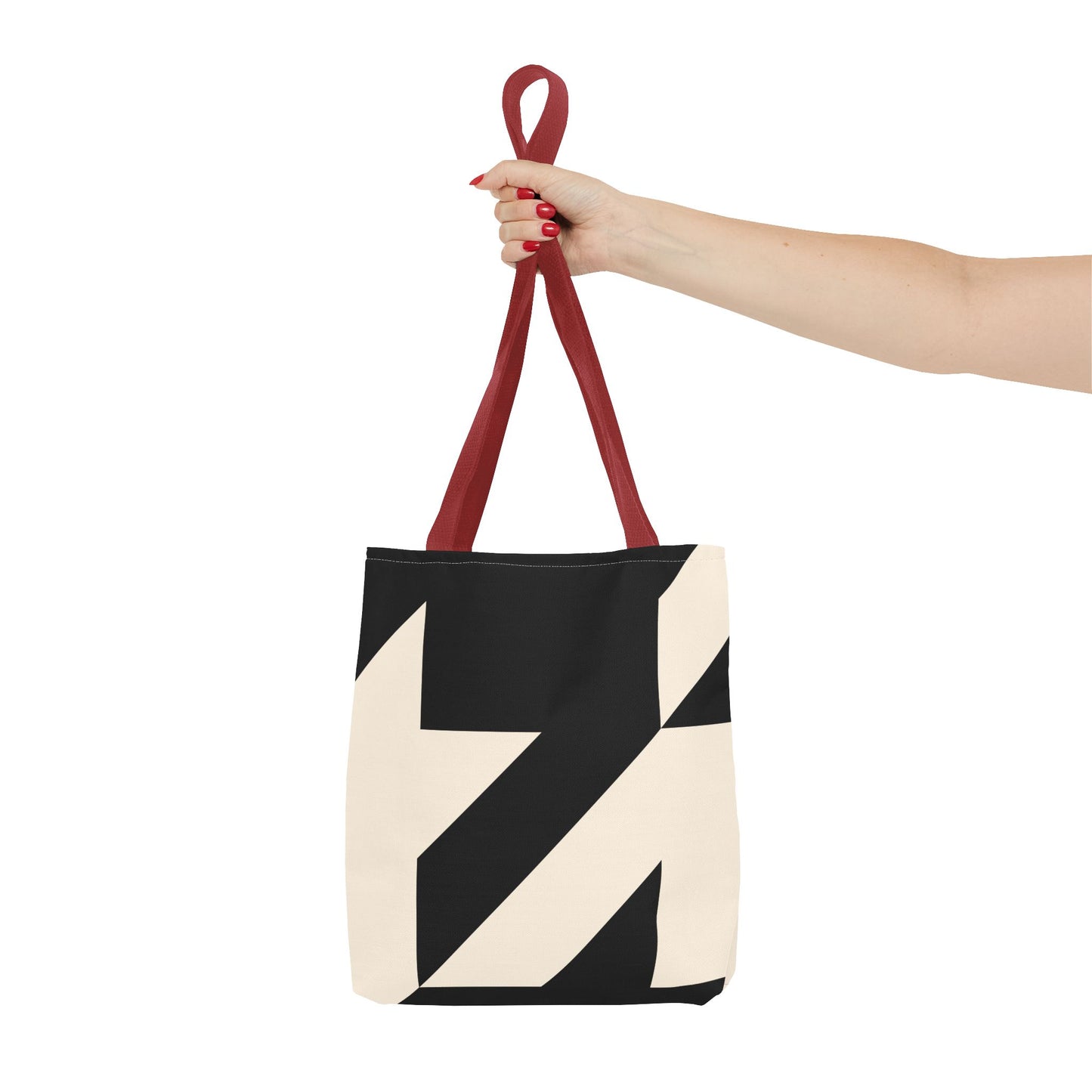 Chic Abstract Tote Bag, Stylish Travel Bag, Reusable Shopping Bag, Modern Design Bag, Fashionable Canvas Tote
