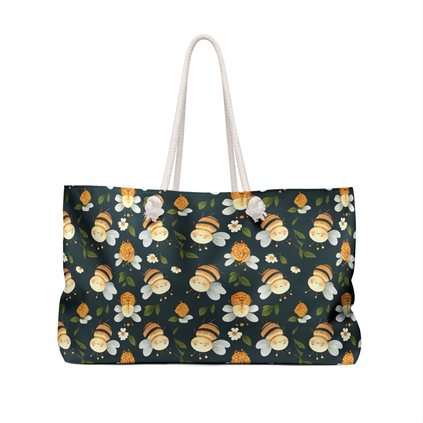 Buzzing Bee Weekender Bag - Perfect for Travel, Beach, Picnic