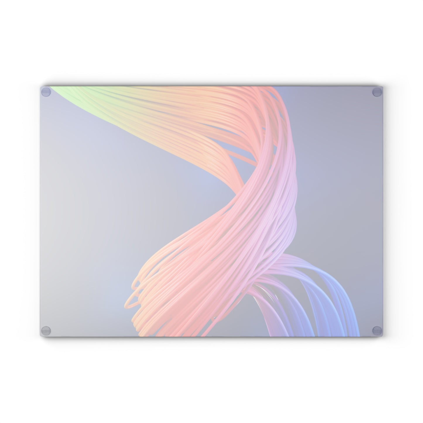 Vibrant Abstract Glass Cutting Board, Kitchen Decor, Colorful Gift, Modern Art, Cutting Surface, Housewarming Present