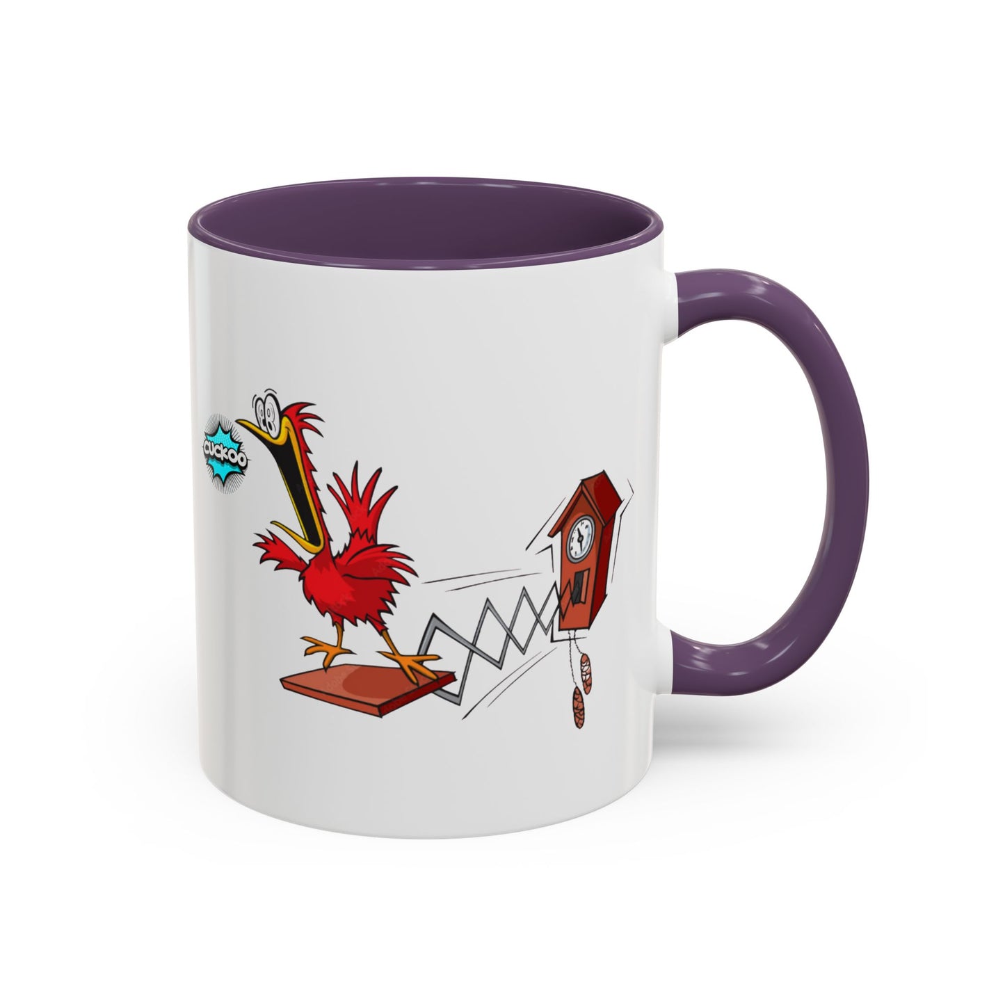 Whimsical Cuckoo Coffee Mug, Fun Gift for Bird Lovers
