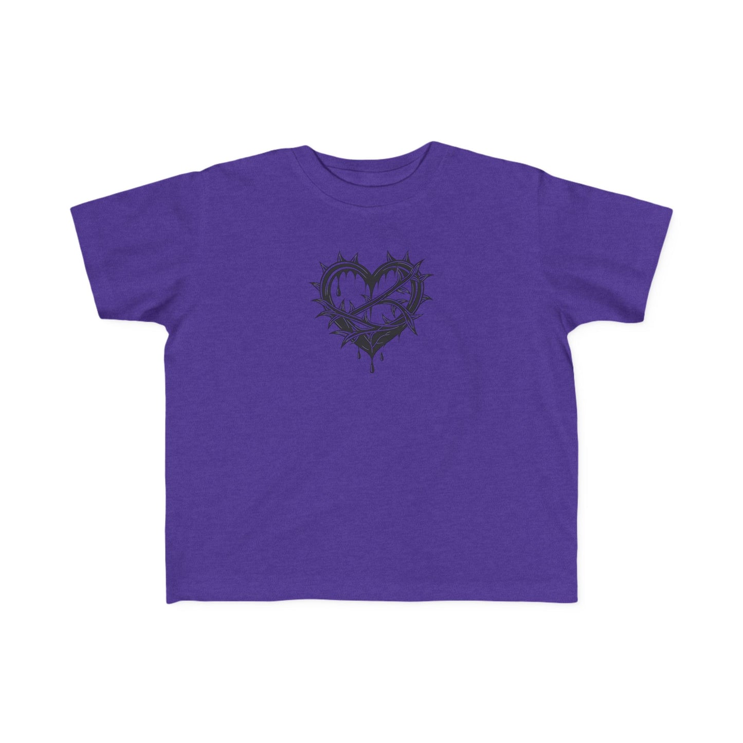 Toddler's Heart & Thorn Tee, Cute Kids T-Shirt, Children's Graphic Shirt, Gift for Toddlers, Cool Summer Outfit