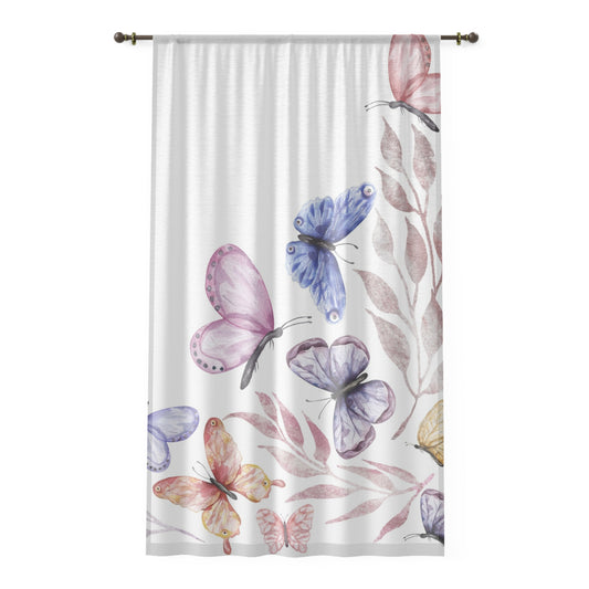 Window Curtain - Wildflowers