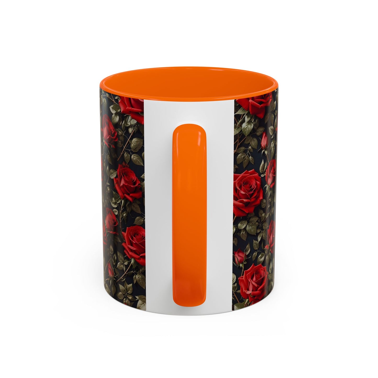 Elegant Floral Accent Coffee Mug - Black Rose Design, Gift for Her, Home Decor, Coffee Lovers, Mother's Day, Birthday