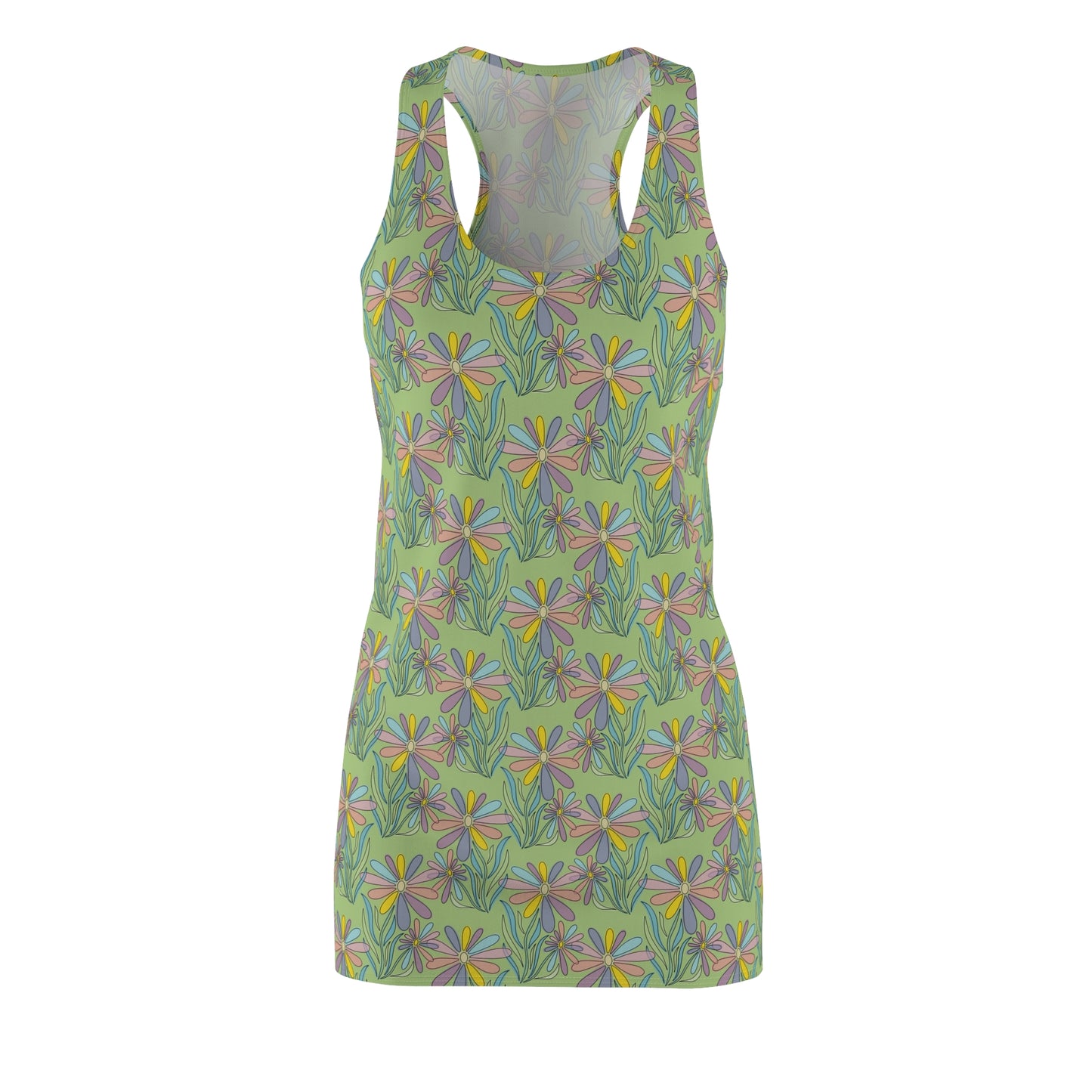 Women's Cut & Sew Racerback Dress (AOP)