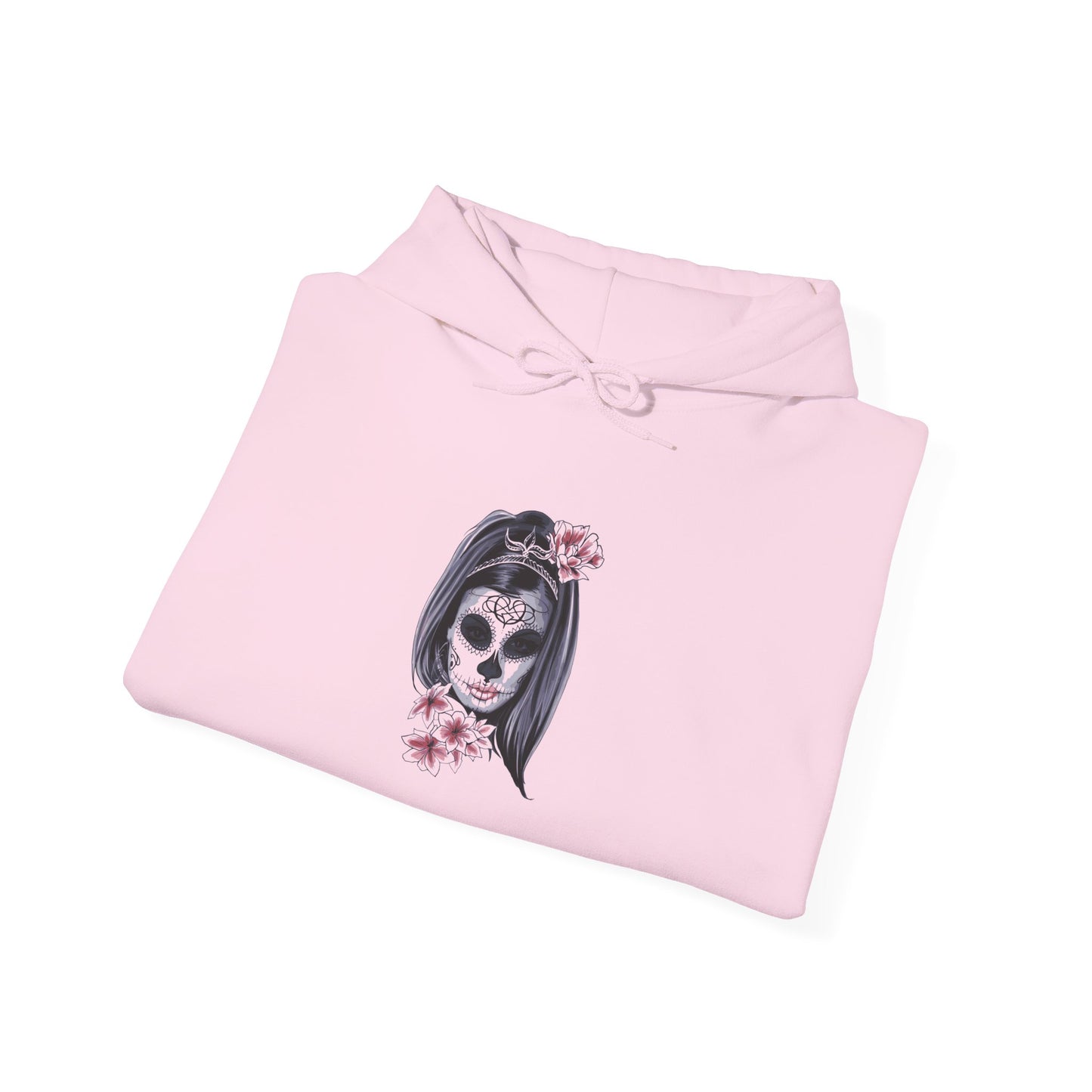 Day of the Dead Hoodie | Unisex Heavy Blend Sweatshirt, Skull Art, Mexican Holiday Apparel, Halloween Costume, Festival Gear