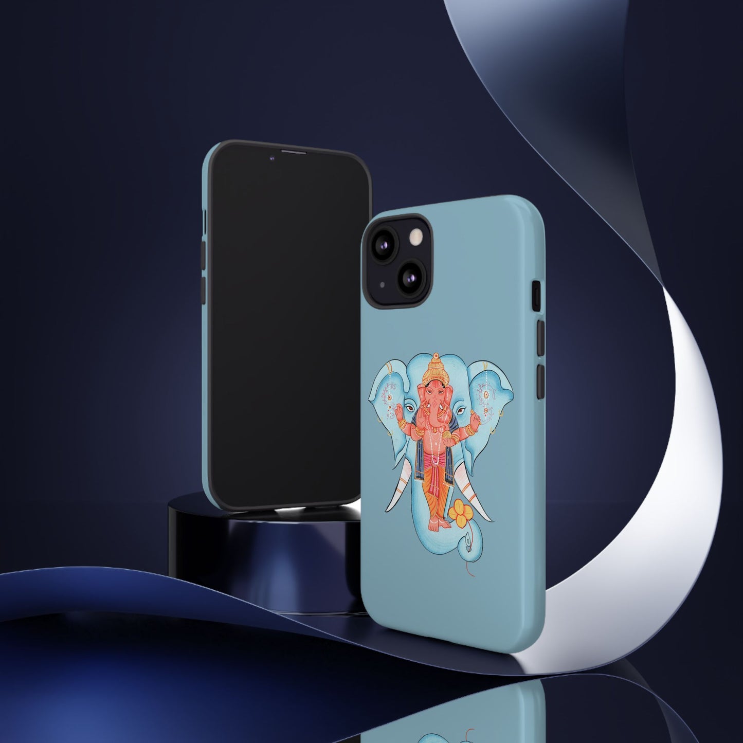 Tough Cases: Ganesh-Inspired Phone Case, Bohemian Phone Cover, Hindu Art Accessory, Festival Gift, Protective Phone Shell