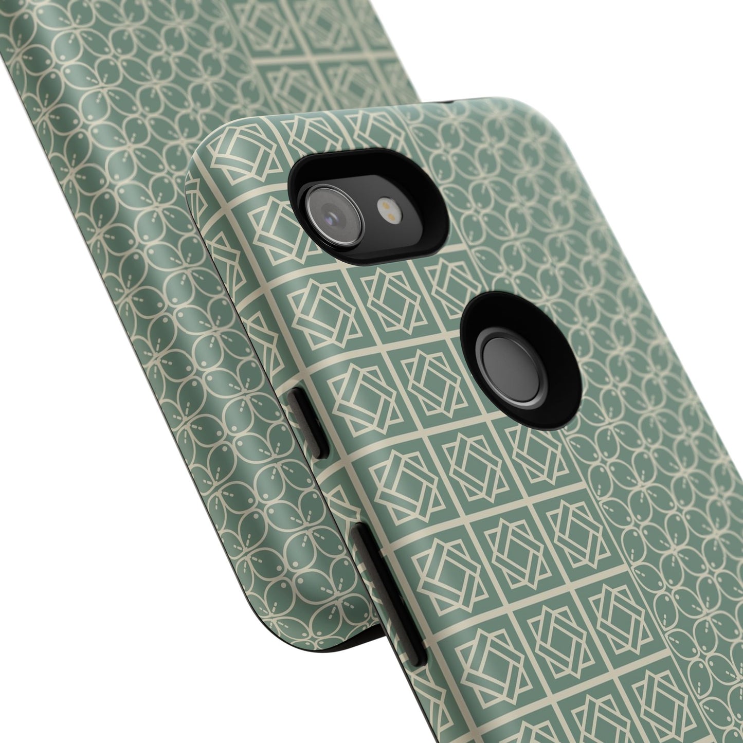 Stylish Phone Case with Geometric Patterns, Tough Cases, Durable Cell Phone Cover, Trendy Smartphone Accessory, Functional Gift Idea